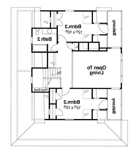 Second Floor image of Sparrow House Plan